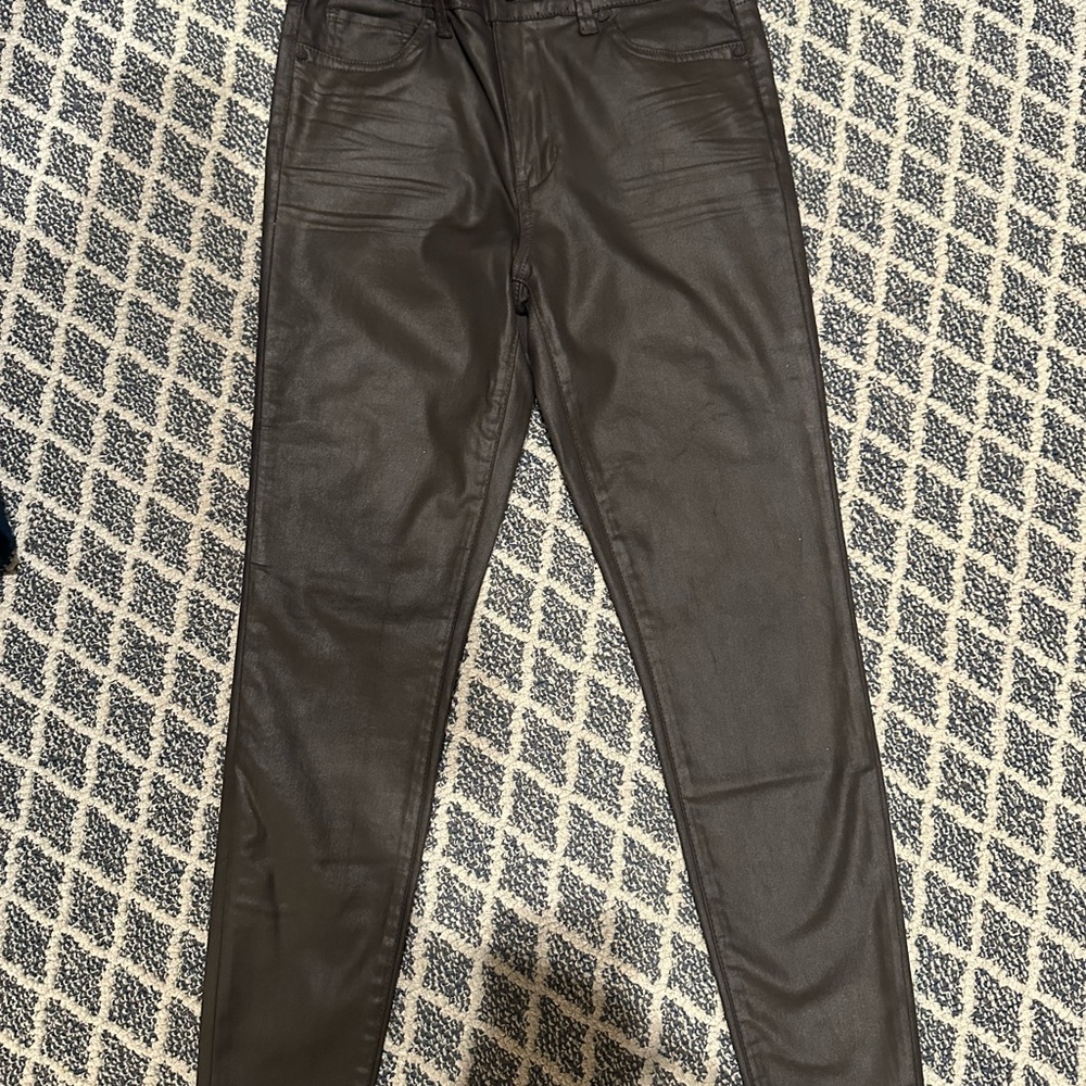 Brown Kut From The Kloth brown skinny coated pants